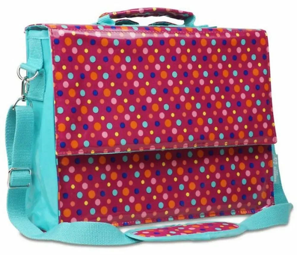 Les Skewies Travel Bug Glossy Backpack Shoulder Bag NWT Eyes Peas